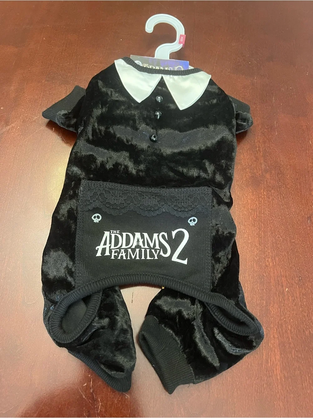 The Addams Family 2 Black Pet Costume - XS